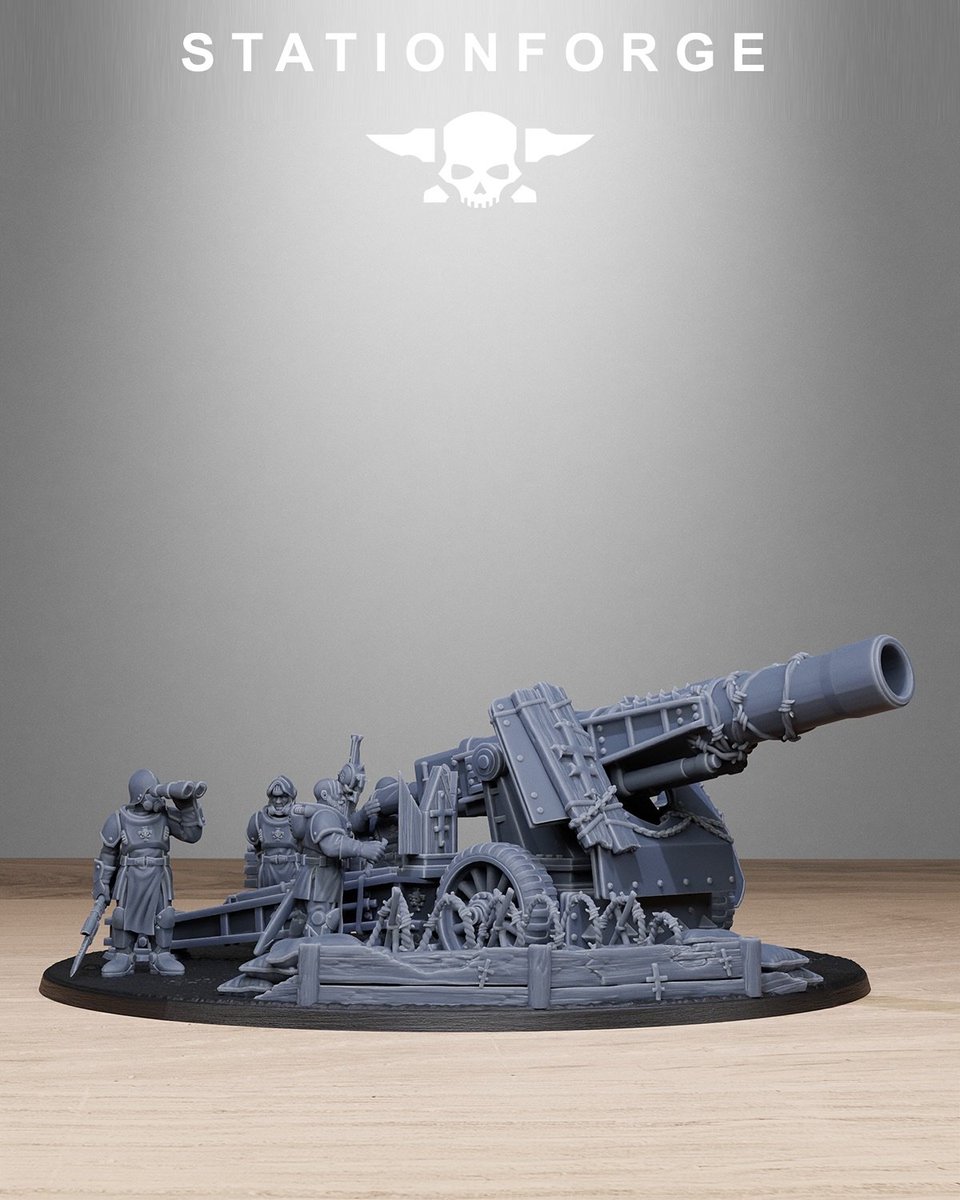 station_forge's tweet photo. RoyalGuard Artillery!
Grab it here: 
https://t.co/l3y7fAxRAa
#wargaming #tabletop #3d #stl #miniature https://t.co/608621IVyK