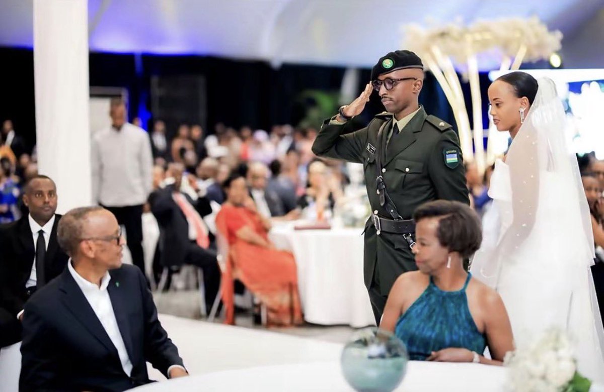 GenBitero1's tweet photo. Even on the most important day of his life, he took a moment to honor the hero who brought peace to Rwanda, a mentor who inspires, a role model who leads and a true patriot at heart.

No words needed, that salute says everything. 🇷🇼🫡 https://t.co/Bu03VuTVxp