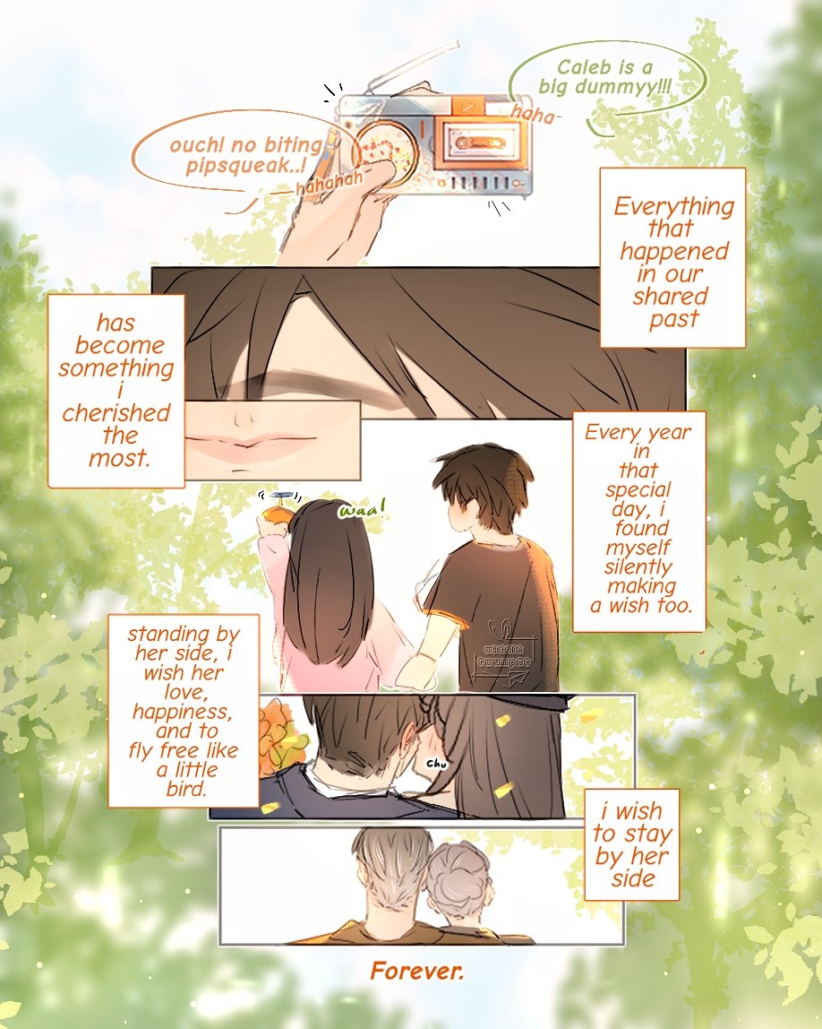 widdletwumpet_'s tweet photo. A Birthday Wish🌱
.
something i made a few days ago for my birthday—also presenting this to whoever had their birthdays too, wish u all the best! I had so much fun making this short comic >3<💕 #夏以昼 #Caleb #loveanddeepspace https://t.co/kdiw4Cw1uE