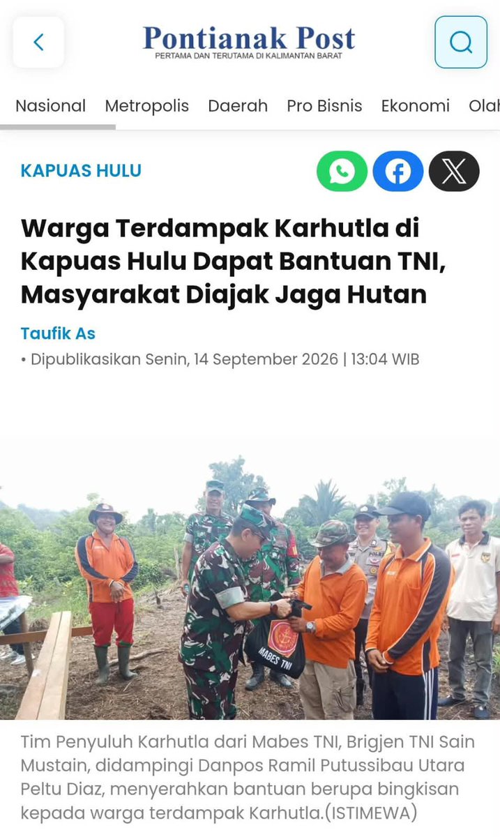 Iwaan150's tweet photo. Setiap anggota TNI lahir dari rakyat, tumbuh bersama rakyat, dan sepenuh hati mengabdi bagi rakyat Indonesia.

Kepedulian Kesadaran Bersama https://t.co/gIoqvLjr7l