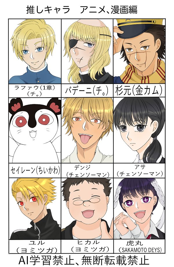 kokucyodo's tweet photo. 推しの傾向が解りにくいともっぱらの評判 https://t.co/5gY6aX2SWY