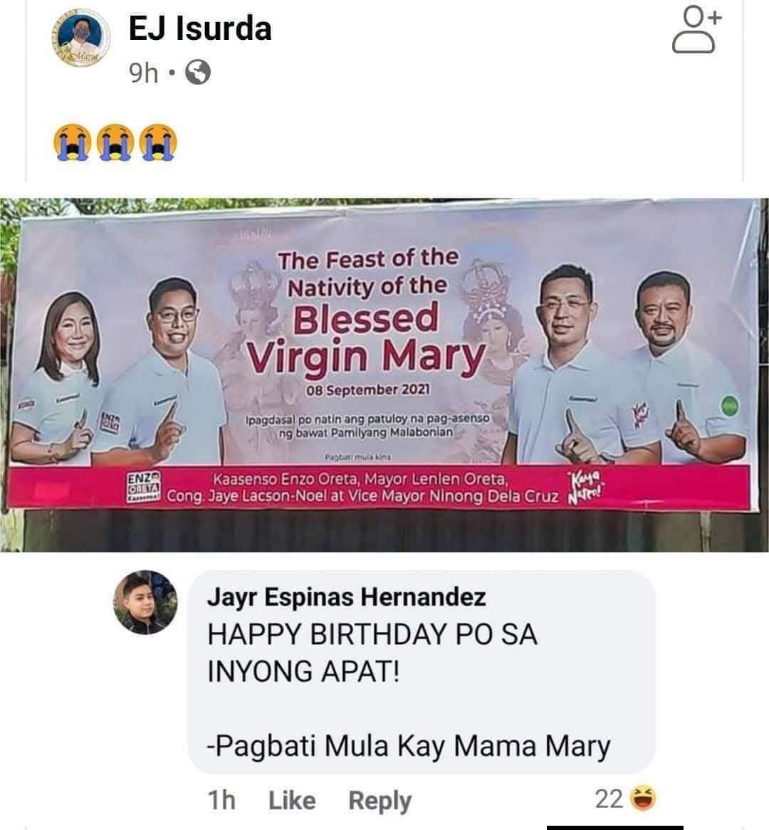 hanniehae1008's tweet photo. nahiya si mama mary 😭 https://t.co/Fag8Vf7aAv