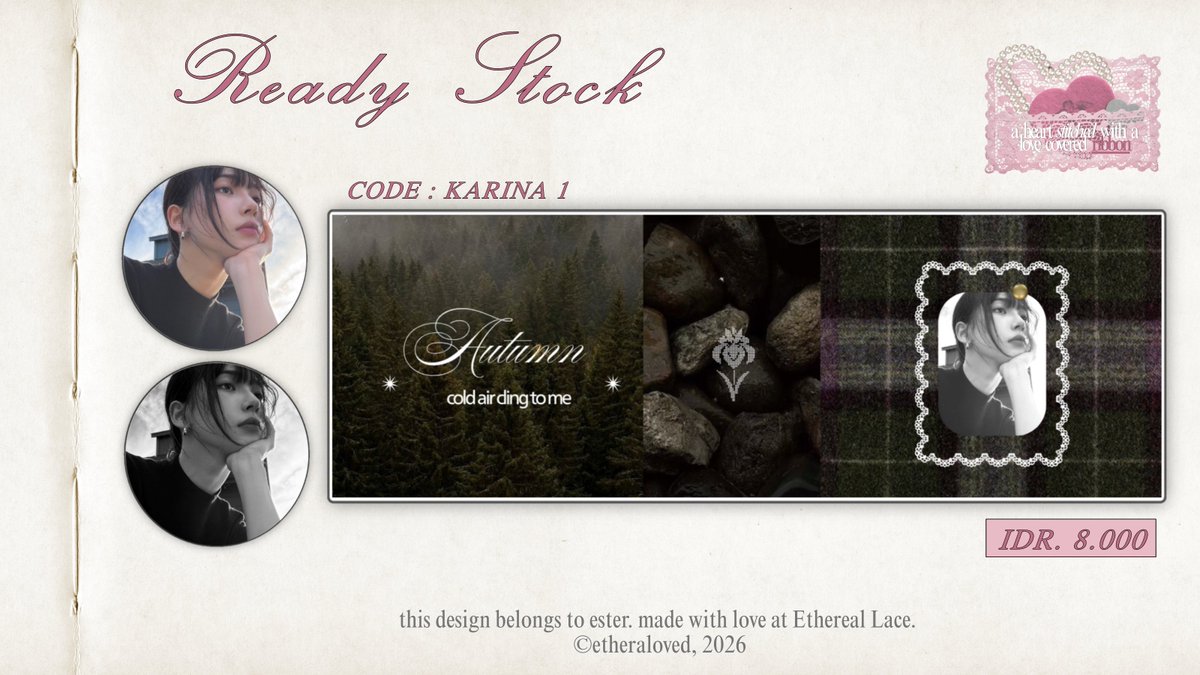 etheraloved's tweet photo. help repost or retweet. thank you! <33

here's to you: i have ready-to-use layout karina in stock! please take this chance to beautify your profile. kindly DM me if you’re interested! ☻♥︎

⦅ #bealanja #bealanja ⦆ https://t.co/01OQPaMhDH