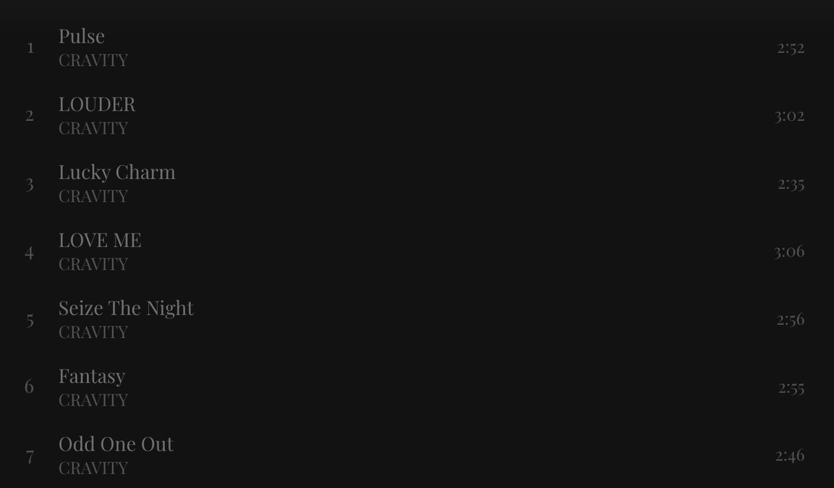 revrase's tweet photo. track lengths!!! https://t.co/LQkVwEWZBr