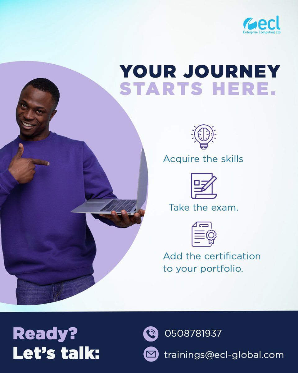 entcomputing's tweet photo. Double at a go! Train and take your certification exam, all in one place. Build the skills. Get certified. Take the next step in your career.  #StayRelevant #ExperienceITBuyIT #professionaldevelopment https://t.co/lPitdgUYEE