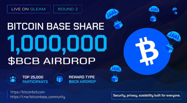 Cagakwidod's tweet photo. Bitcoin Base Update, Airdrop Round 2 LIVE 
Reward: Top 25.000 participants share 1.000.000 BCB https://t.co/Hdfq2qmaC3