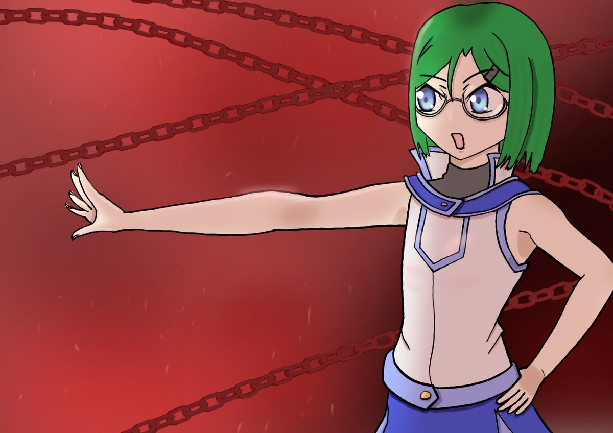 spRyu760's tweet photo. 今日の絵
遊戯王タッグフォースから原麗華委員長(GX制服バージョン)です。
チェーンは難しいのでそういうブラシを使いました。
#yugioh #TAGFORCE https://t.co/jdZcVZXNzO