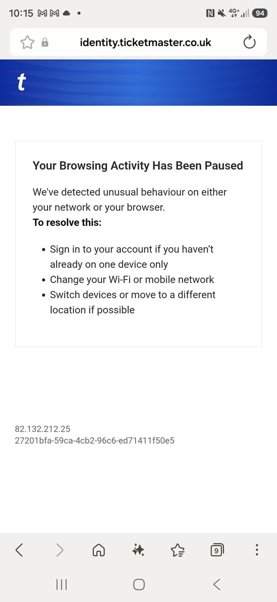 ellafitz22's tweet photo. my account has been like this for several weeks and I have not even been using ticketmaster, now I'm trying to log into harry styles presale and it still wont work????? unbot me please!!
@TicketmasterUK  @TicketmasterCS https://t.co/qG1XKTdprd