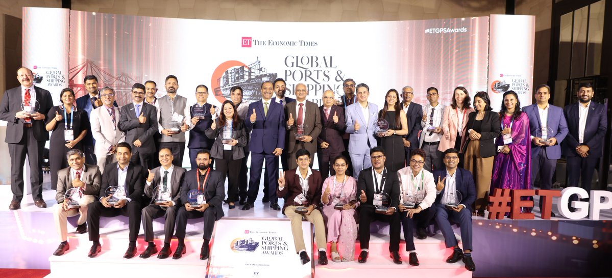 irclass's tweet photo. Indian Register of Shipping was honoured with the 'Maritime Safety Excellence Award' at the Global Ports and Shipping Summit 2026 organised by ET Infra  in Mumbai. 

@irclass  
#maritimesafety #compliance #sustainability #maritimeindustry #shipping #india #technology #ships https://t.co/ltySqpvEl4