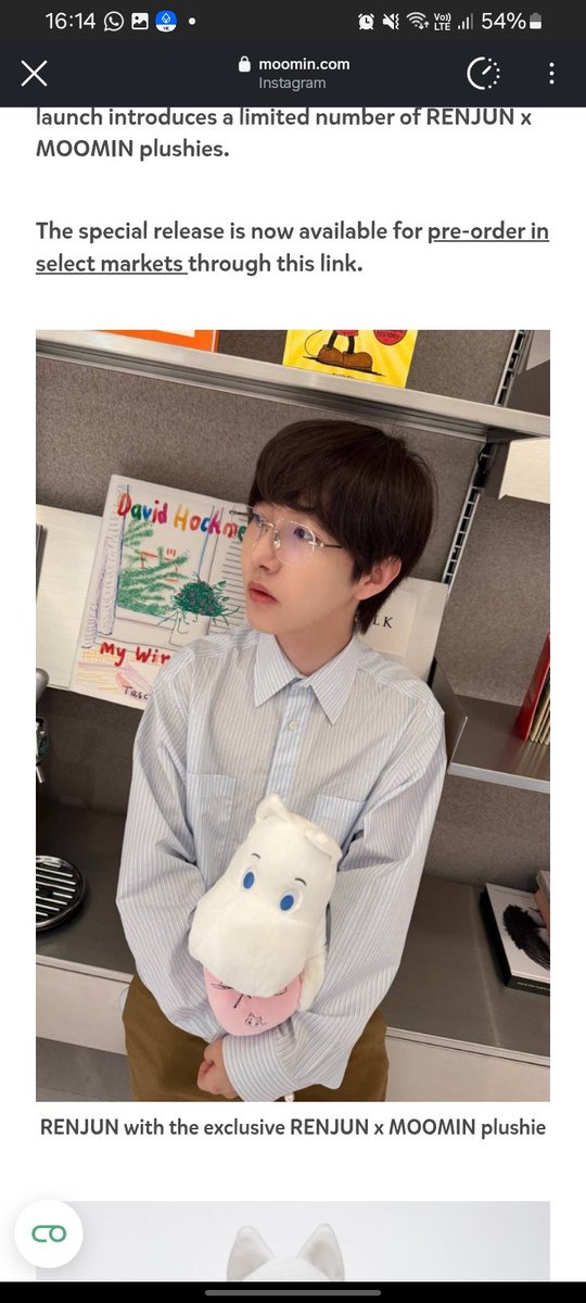 MMblue23's tweet photo. TERHARU, SEKARANG NAMA RENJUN ADA DI WEBSITE MOOMIN 😭😭😭😭😭 https://t.co/IVT6MZ93nC