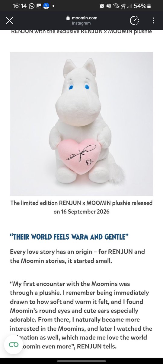 MMblue23's tweet photo. TERHARU, SEKARANG NAMA RENJUN ADA DI WEBSITE MOOMIN 😭😭😭😭😭 https://t.co/IVT6MZ93nC