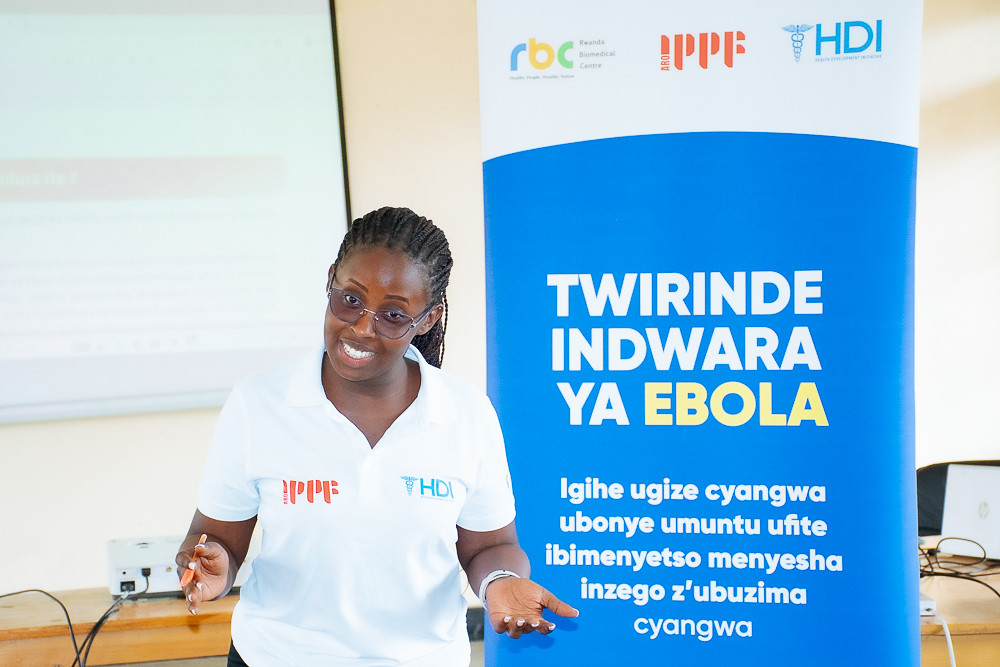 HDIRwanda's tweet photo. This week, we are working with health care providers in @RubavuDistrict to strengthen preparedness for #Ebola and other public health threats.

Across the training, we are focusing on Infection Prevention and Control, PPE use, triage, referral and risk communication, while also looking at how essential health services can be maintained during emergencies.

#AdvancingHealthRights #OneHealth #RCCE #SRHR