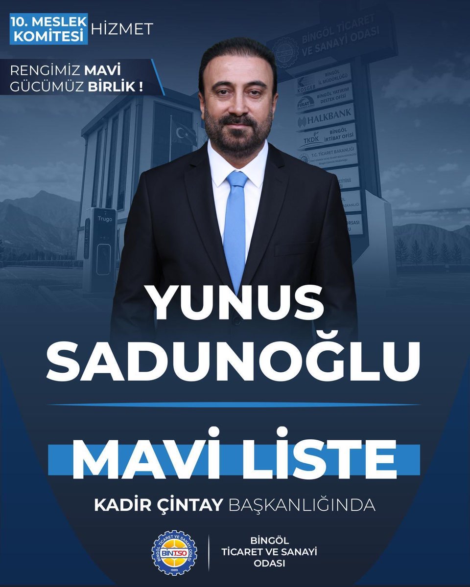 onurdemirag_'s tweet photo. Kıymetli dostum Yunus Sadunoğlu BİNTSO seçimlerinde 10. Meslek hizmet komitesi mavi liste adayı. 
Kendisine başarılar dilerim. 🙏🏻

Değerli Bingöl iş dünyası,

Bingöl Ticaret ve Sanayi Odası 10. Meslek Komitesi Hizmet için, Kadir Çintay başkanlığındaki Mavi Liste adayı olarak yola çıktım.

Birlik içinde Şeffaf, güçlü ve çözüm odaklı bir temsil anlayışıyla meslek grubumuz için çalışacağız. 

Yunus Sadunoğlu @YunusSadunolu