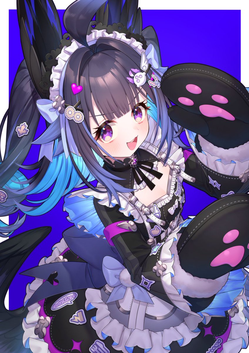 gahara411's tweet photo. ネコバード(黒)🫖🐈‍⬛
#エナーアート #Palouette https://t.co/8gPHt235eV