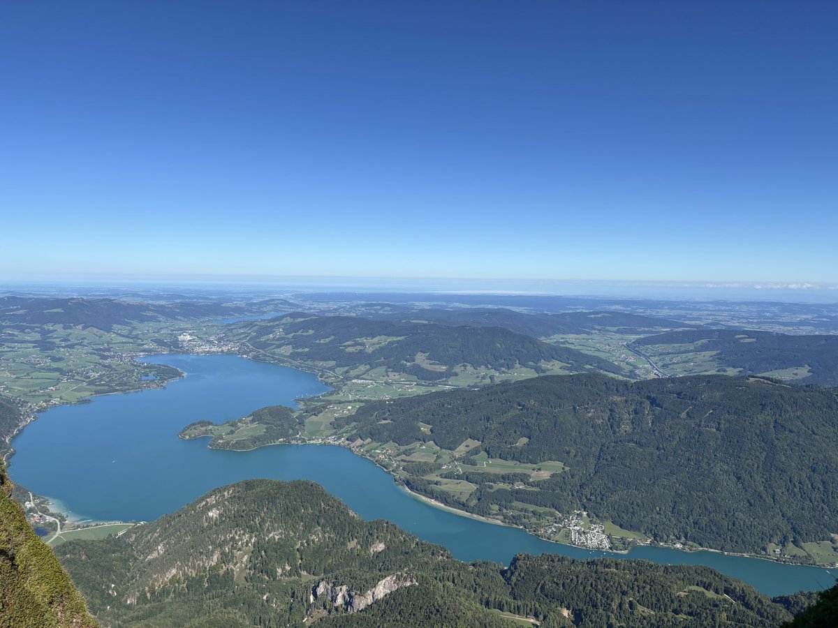 J_Pine_Savage's tweet photo. Up early on the steam engine cog-wheel train to catch these amazing views of three alpine lakes-#Mondsee, #Wolfgangsee and #Attersee. #salzkammergut https://t.co/piLezOA6bK
