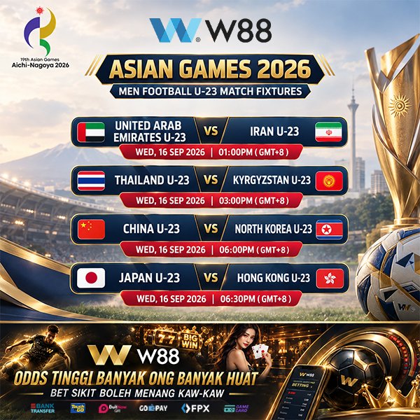 w88horseh's tweet photo. 📣 TOP MATCH PLUS HIGH ODDS BOSS 
🤑 Jom Bet Early
👉 https://t.co/1bzrz30pWr

#w88 #w88malaysia #malaysia #BolaSepak #ComboBet #BetSikit #BestOdds #MixParlay #KuatBayar #BetSikit #BetBesar  #BonusPERCUMA #Uefa #europa #league #ucl #carabao #asiangames #laliga https://t.co/m5N0mcajYn