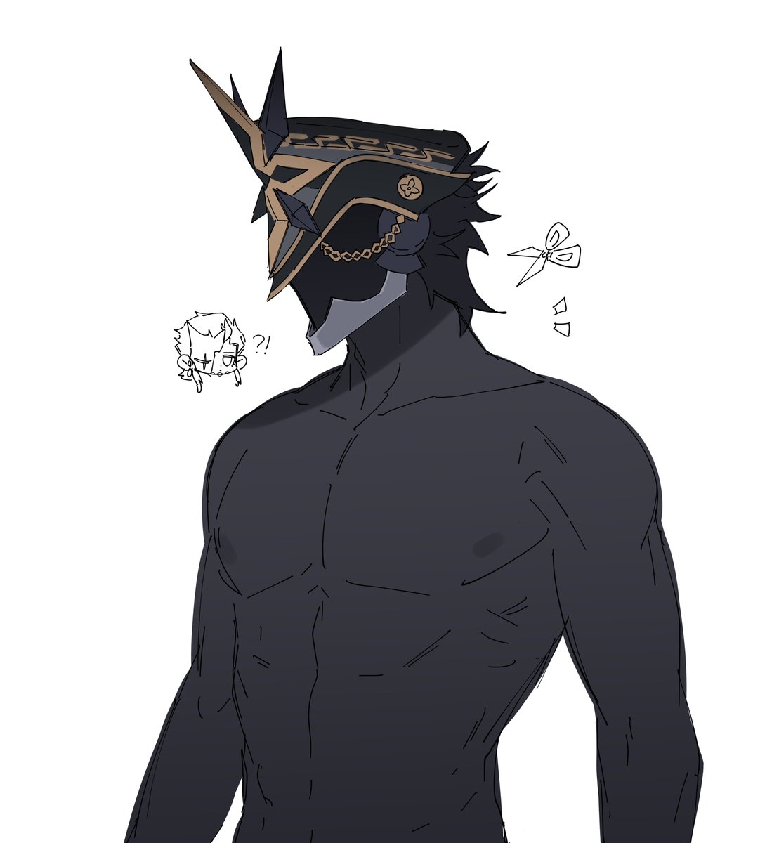 dio_lost's tweet photo. Capi with short hair?! https://t.co/fKB3H9trck