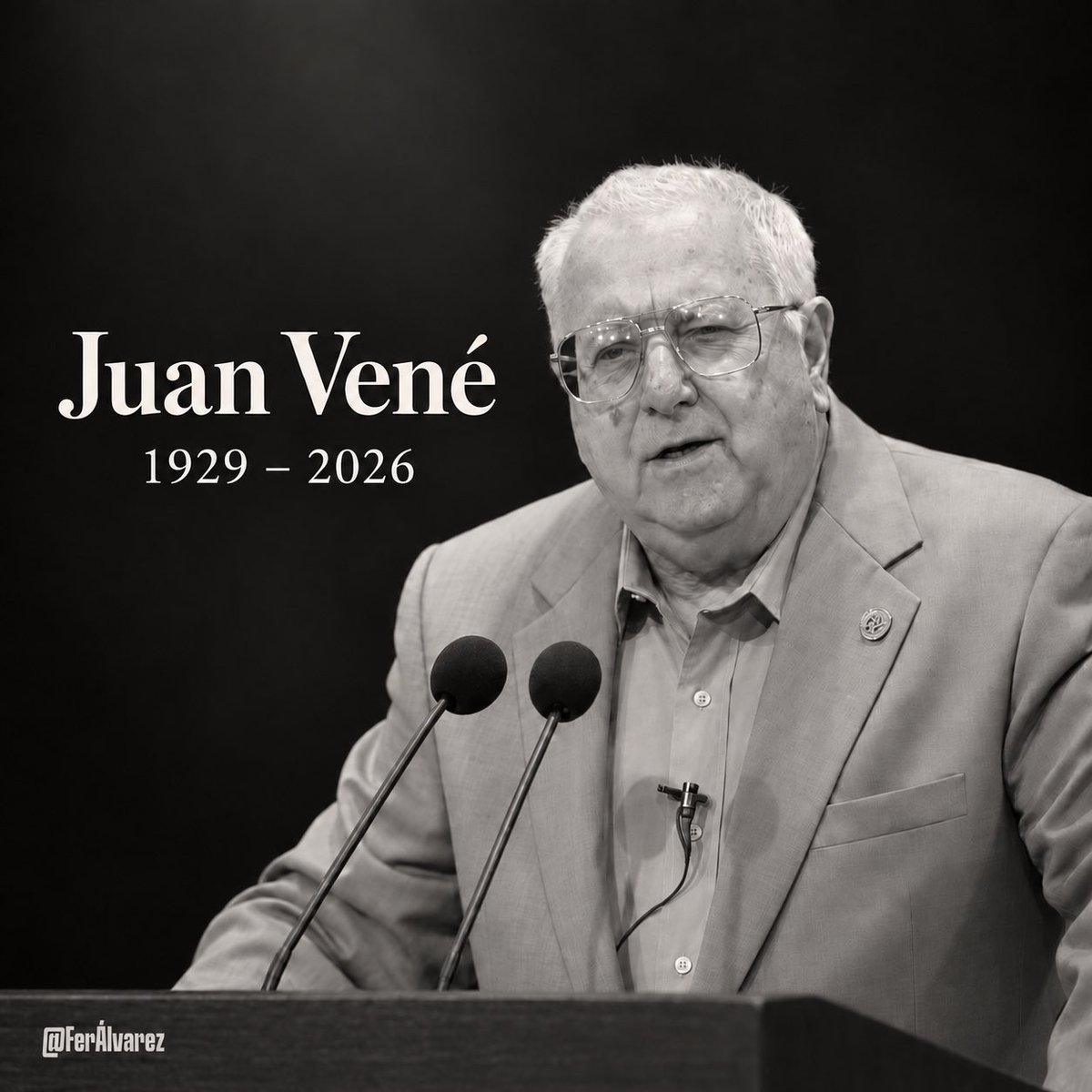 FerAlvarez's tweet photo. “Juan Vené los verá en el próximo programa.”

Una leyenda.

QEPD https://t.co/iTFcfS4eAF