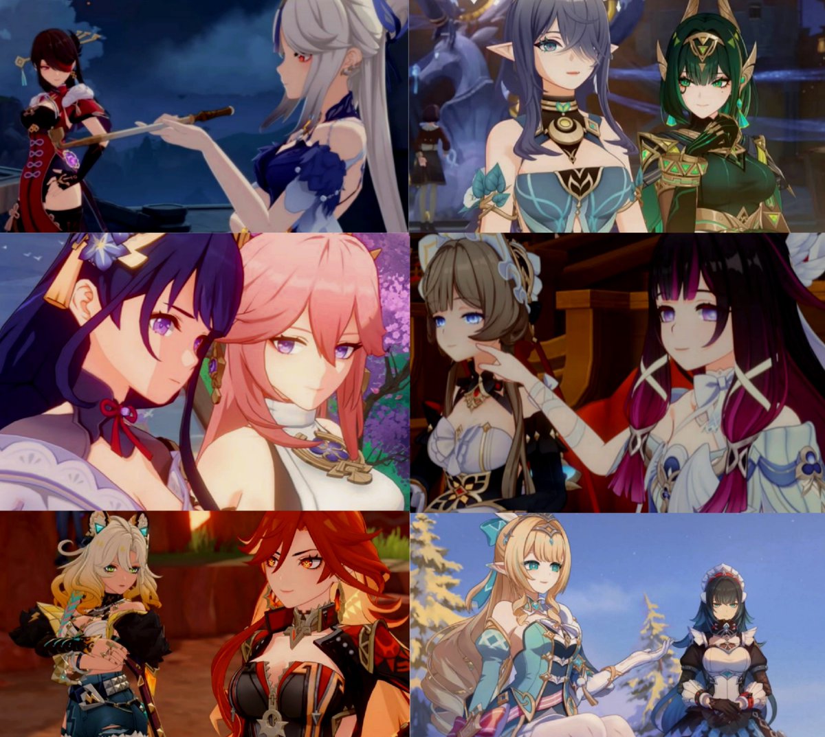 sandbinacervo's tweet photo. Genshin Yuri saved my life. https://t.co/I3mLuZWAy6