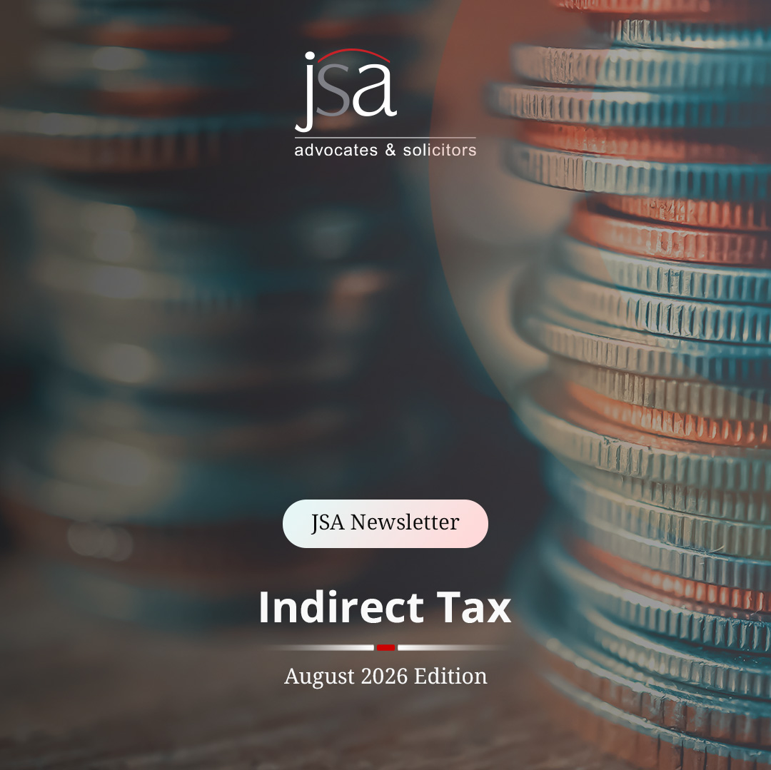 JSALawIndia's tweet photo. JSA Newsletter | Indirect Tax | August 2026 Edition
To read further details, please click here: https://t.co/gLnVbHNy7J
#JSA #IndirectTax #IndirectTaxLaw #IndirectTaxRulings #TaxLitigation #SupremeCourtTaxRulings #HighCourtTaxRulings #GST https://t.co/9BB0GoWlOK