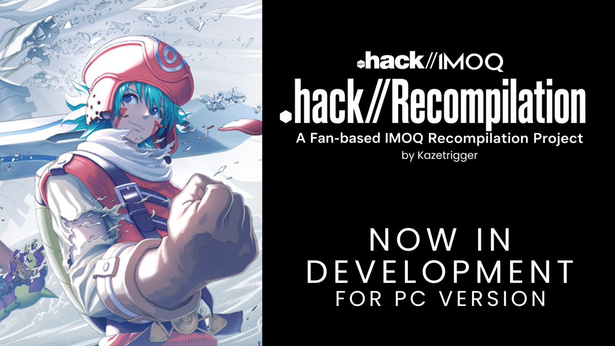 dothackrevival's tweet photo. .hack//Recompilation projects announcement fan-visual (edited by me) https://t.co/2iHPISzuR9
