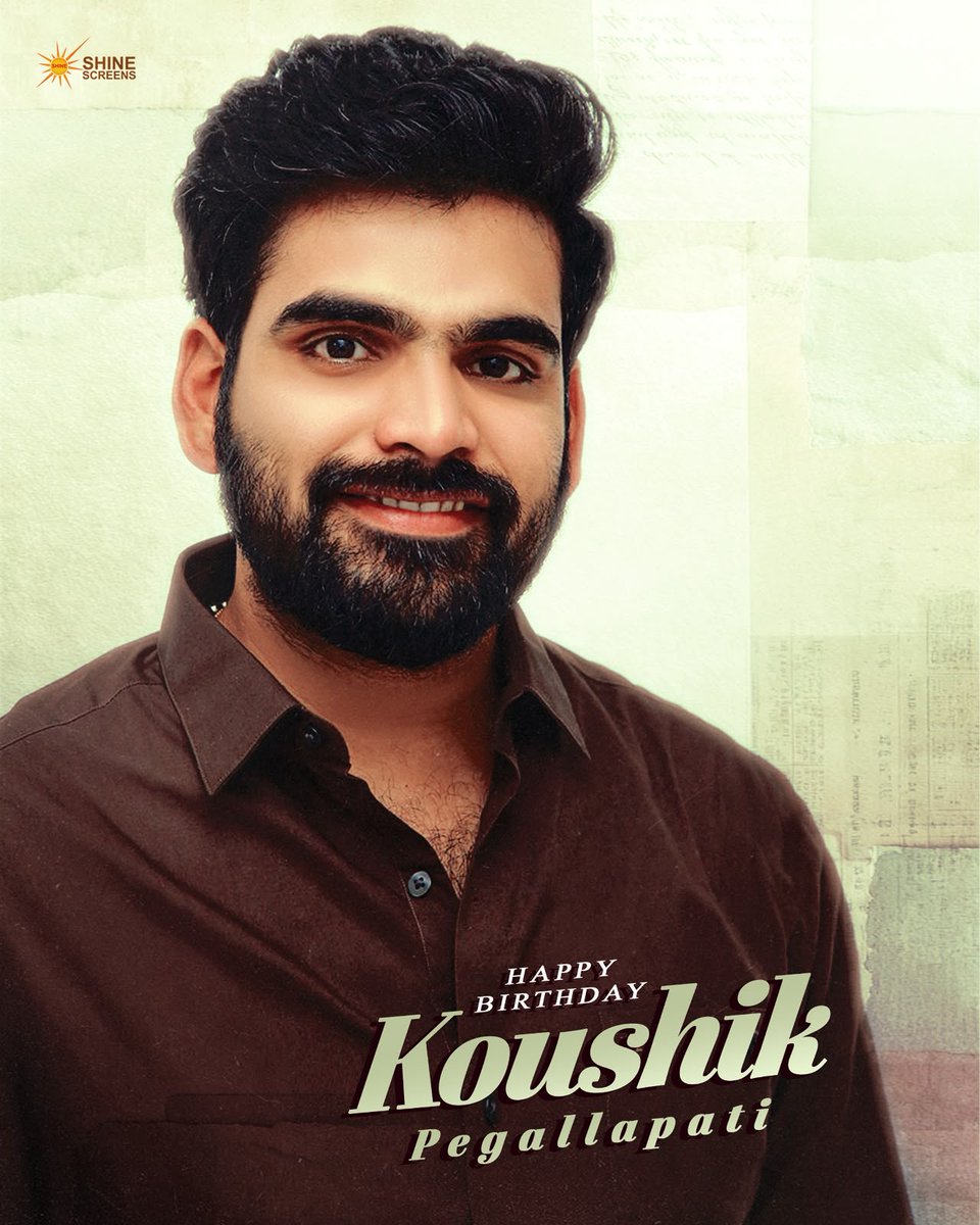 Shine_Screens's tweet photo. Happy Birthday to the visionary storyteller, @Koushik_psk ! 🎬✨

Wishing you a year filled with compelling stories, captivating frames and many more cinematic milestones. 🖤🔥

#HBDKoushikPegallapati https://t.co/yF4rgG7bY6