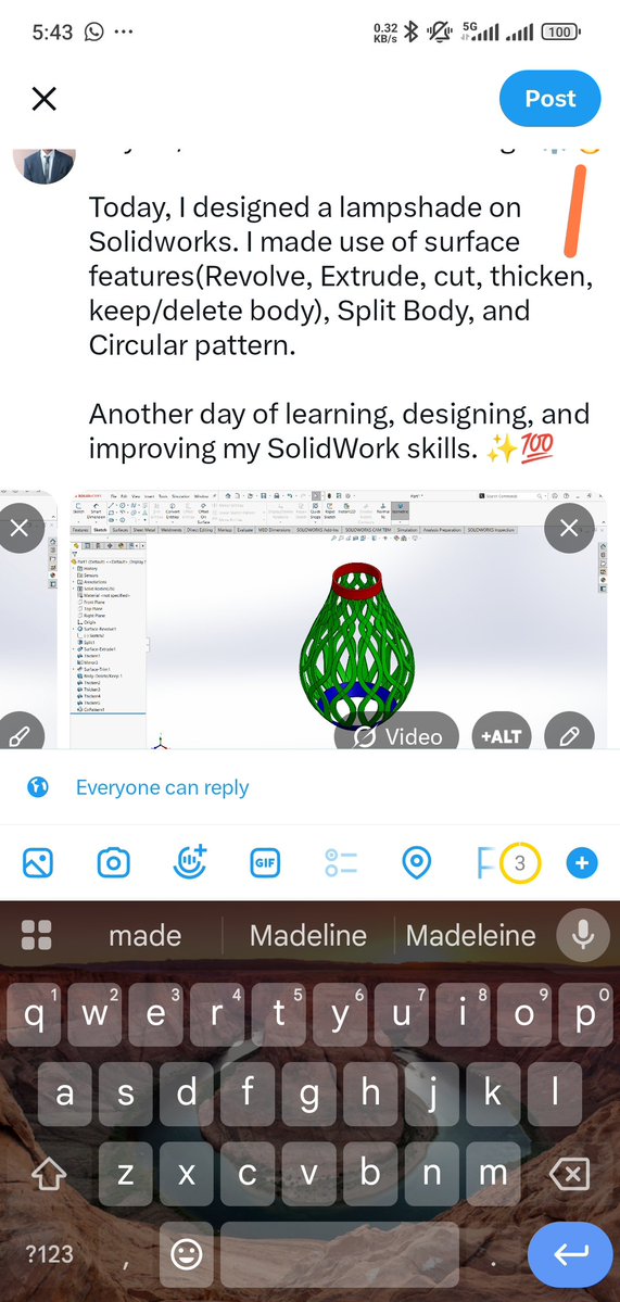 jreal102's tweet photo. Turf 😂😭. I'm not shocked though, I stressed myself a lot yesterday due to my final-year project 😪 https://t.co/Ek5D3UfHEv