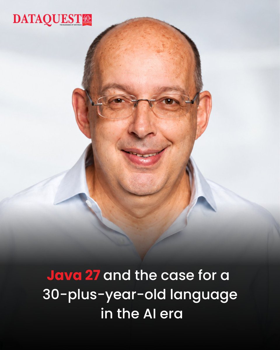 dataquestindia's tweet photo. Java 27 is out. Is Java playing the long game in the AI era?

In this Dataquest exclusive, discussion of Java 27, AI, post-quantum security, memory efficiency and Java’s role in enterprise software.

Read more: https://t.co/6THPzh6jXk

#Dataquest #Java27 #Oracle #AI https://t.co/ackkKSNX2O