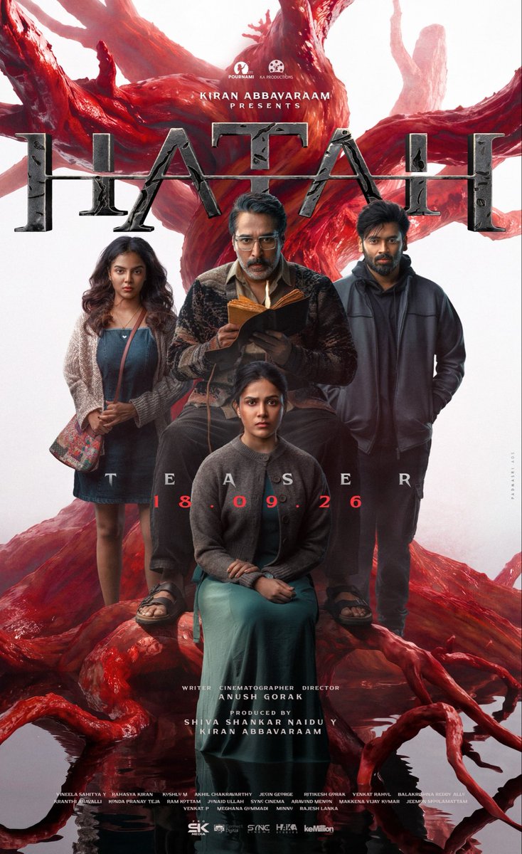 Kiran_Abbavaram's tweet photo. This one will Surprise YOU 🔥
Teaser from 18-09-2026 ☺️
#HATAH #StayLost https://t.co/ChAzkvrMYq