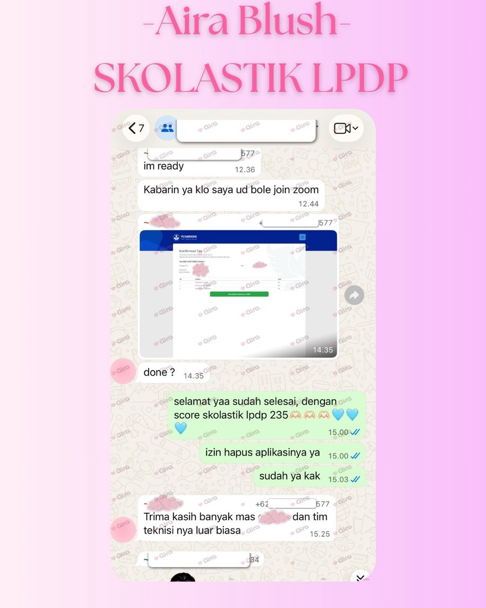 AiraBlushh's tweet photo. SKOLASTIK LPDP 2026 https://t.co/L8XGSd0rIB