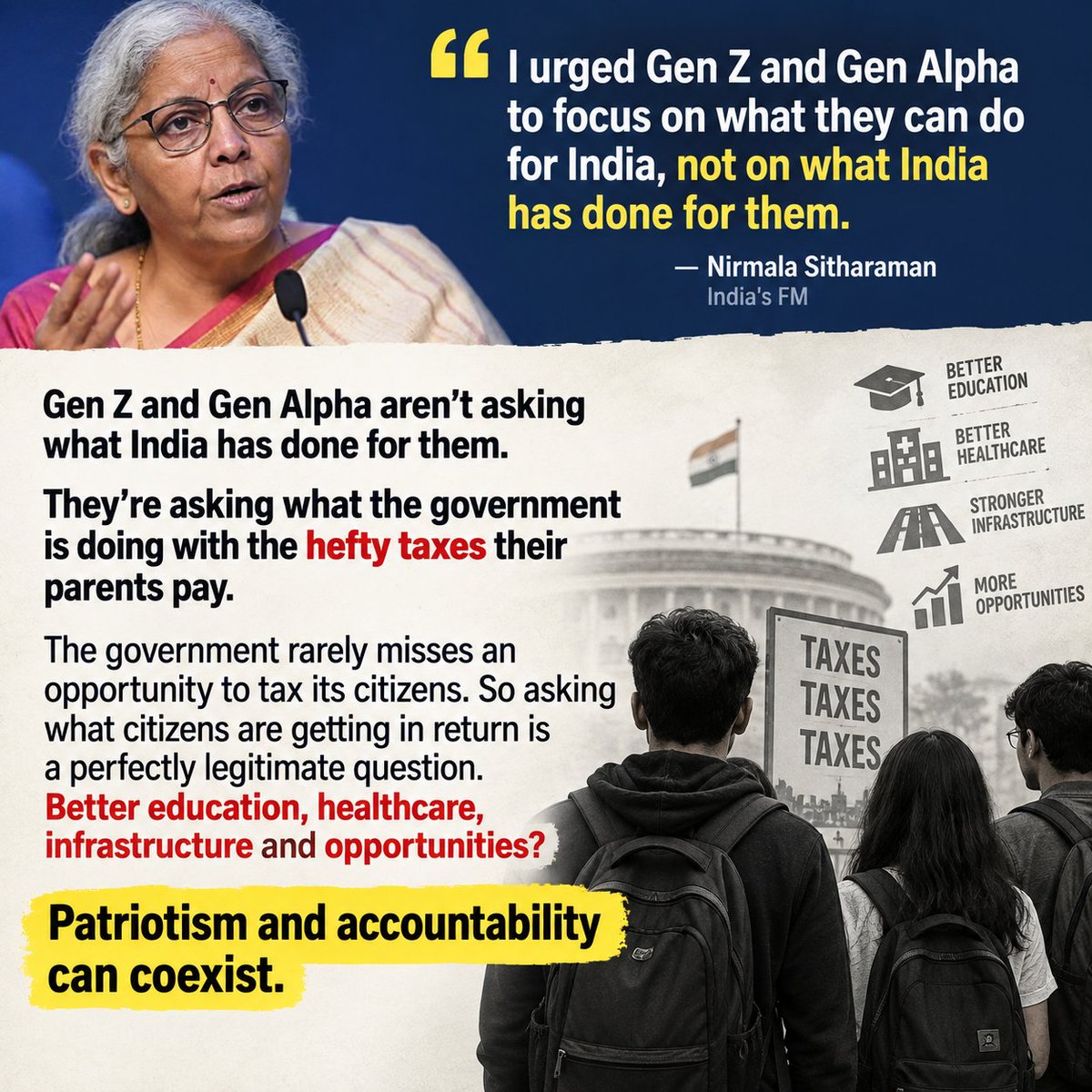 UrbanMonkOnX's tweet photo. @IndianGems_ The BJP is not India, and India is not the BJP. https://t.co/PDut2aK4an