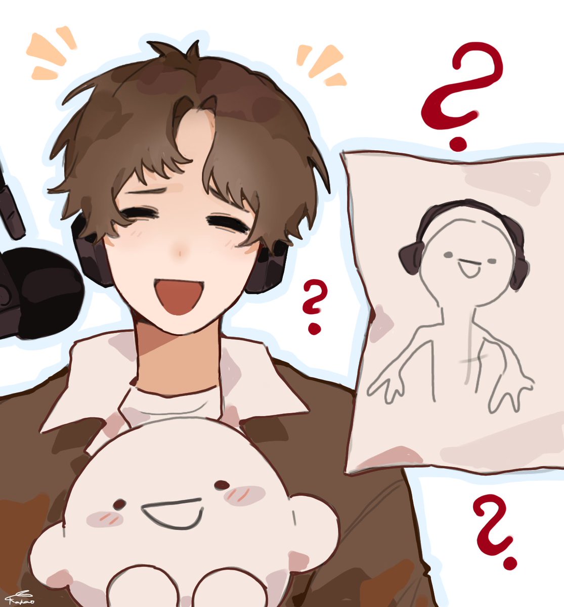 kakao1204099520's tweet photo. This does not look like a bald white blob now does it? #saparatafanart #saparata https://t.co/C9L0PjJRiL