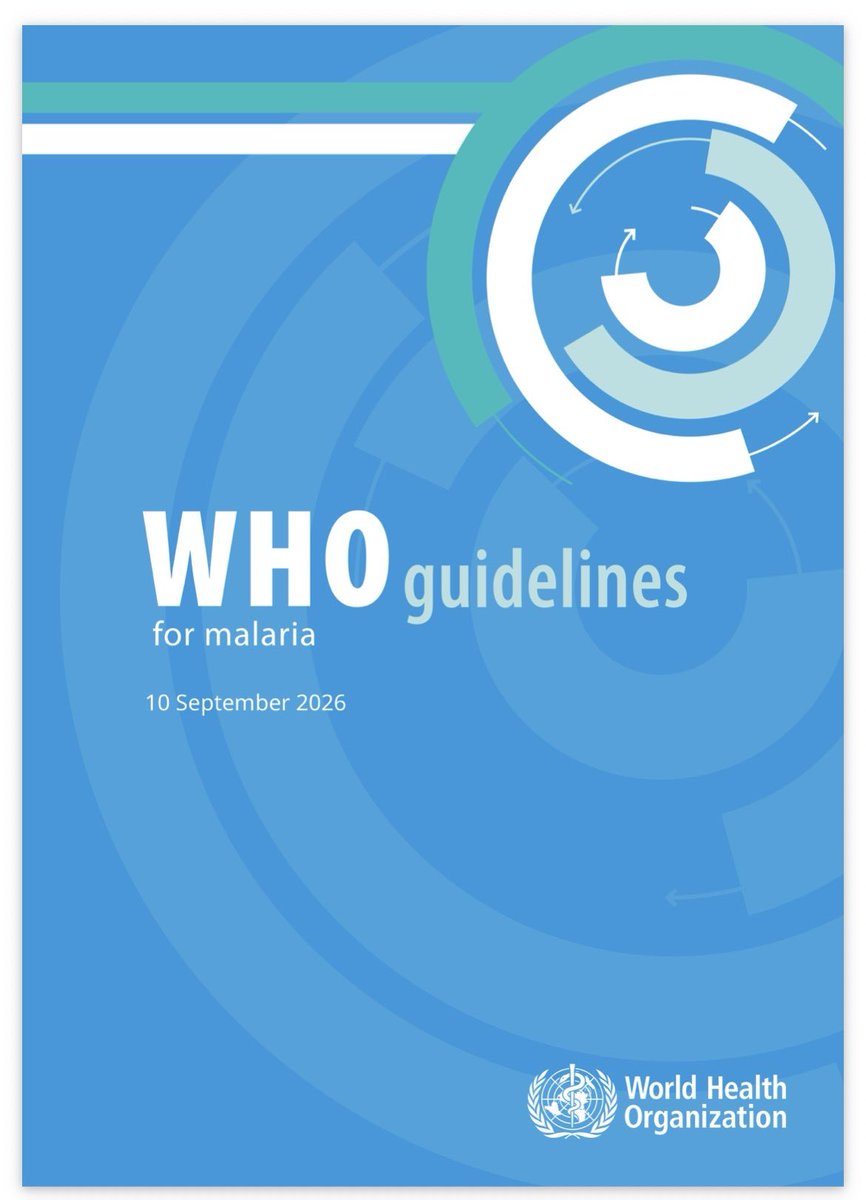 infeccHRUmalaga's tweet photo. ATENCION!!! guia 2026 @WHO de #MALARIA🩸🦟 494 páginas📖 para q encuentres lo que necesitas!🔍
👉🏻Prevención🕸️
👉🏻Diagnóstico🔬
👉🏻Tratamiento💊: No complicada, recurrente🔄, grupos de riesgo (👧🏾🤰🏻🧳), malaria severa🛌
Guárdala para cuando la necesites!🗂️
🆓🔗https://t.co/dg4ABq2crl https://t.co/i3NBiXMRJk