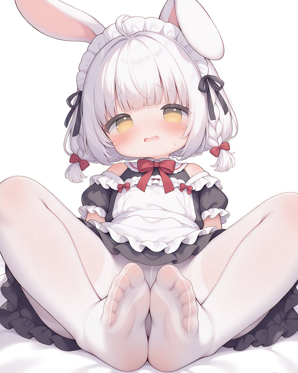 LazyNeetSis's tweet photo. Pyon-pyon ~ Good morning, loser! Take your dummy stick out and pump-pump-puuuuump that juicy carrot for me. 💖 https://t.co/g3wo4p96mG