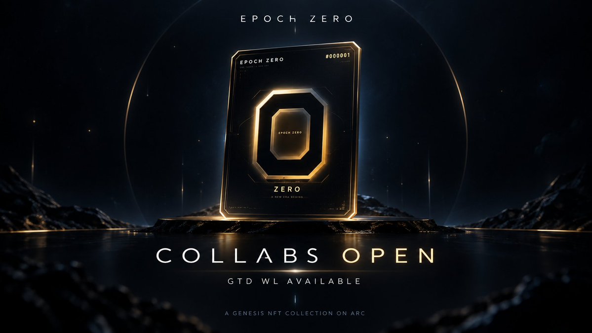 EpochZeroOnArc's tweet photo. Epoch Zero collabs are now open.

We’re allocating GTD whitelist spots to selected Arc communities, NFT communities, creators and ecosystem partners.

1 free mint + 15-minute priority access.
Interested in an allocation for your community?
Reach out to @EpochZeroOnArc.

🌏https://t.co/EVuBiDDECu

@arc #Arc