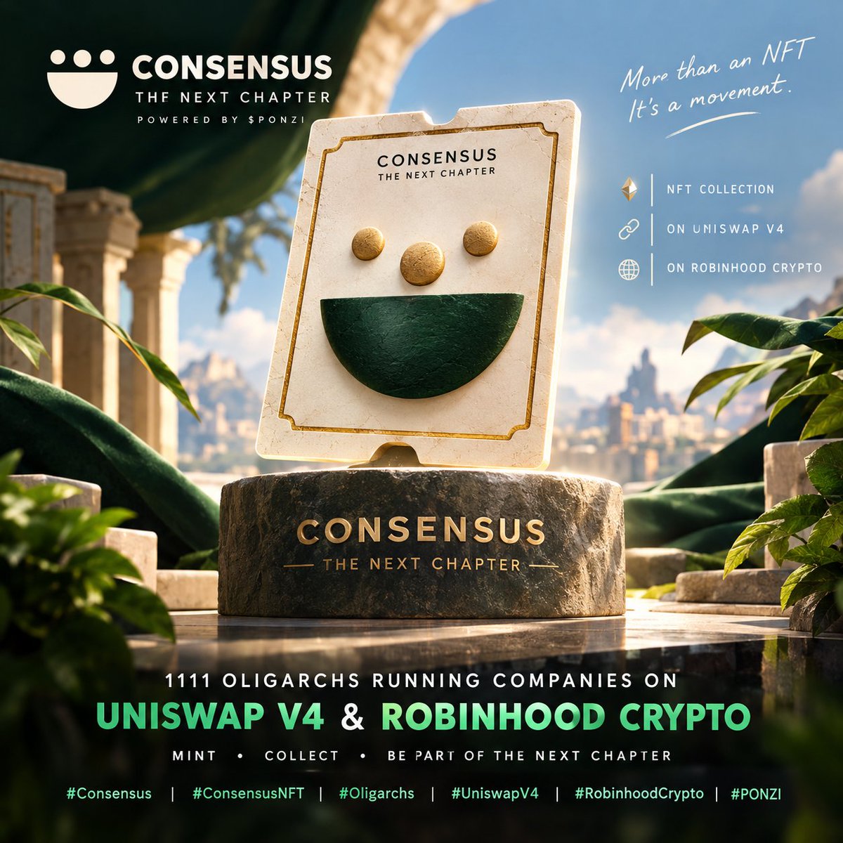 esmail1820k's tweet photo. Absolutely love the concept behind Consensus. The artwork looks clean, unique, and the idea of building the next chapter around on-chain communities is really interesting. Excited to see where this NFT journey goes 🔥
@consensus_games
#Consensus #ConsensusNFT #NFT #NFTCommunity https://t.co/ELO7g3Y4Kg