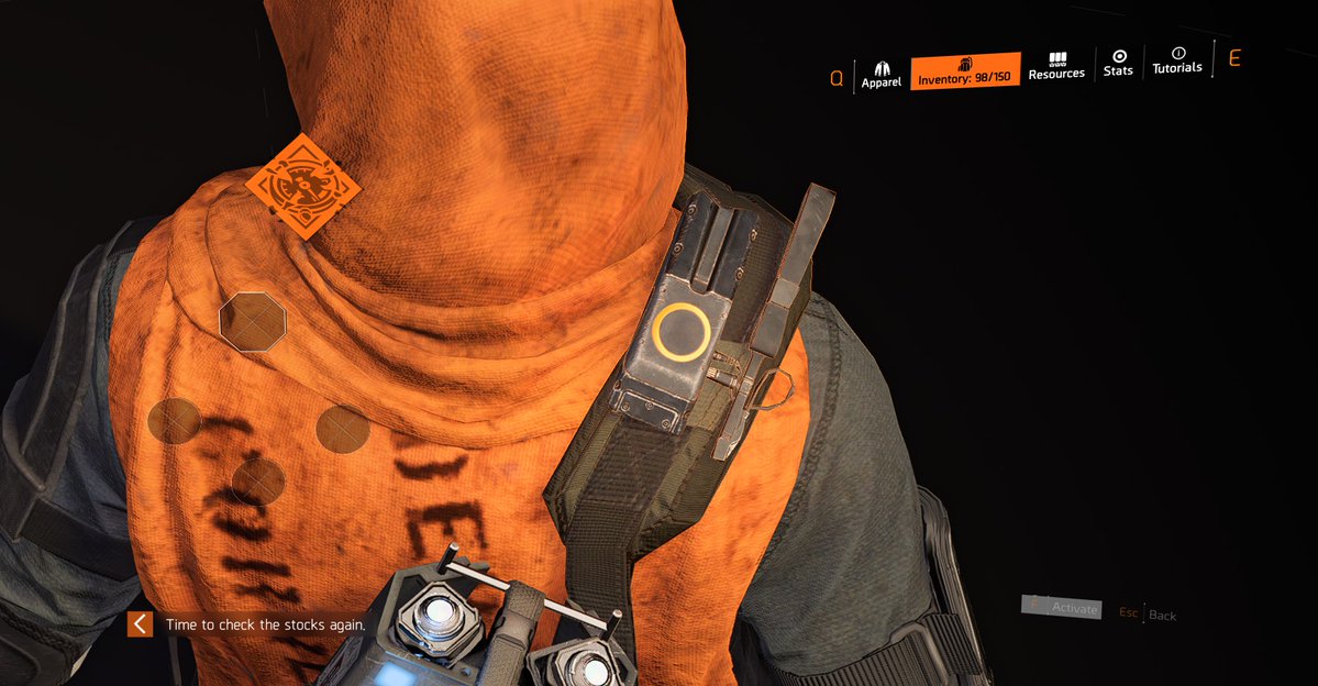 nishanth9740's tweet photo. @TheDivisionGame wish i could actually activate those modifiers....

but that stuff is bugged since dust storm event ended. https://t.co/L9lOLpbaQU