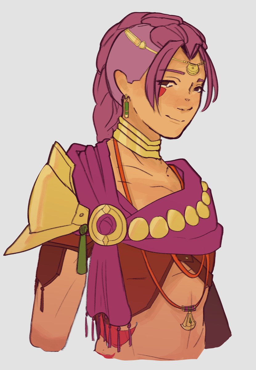 fenntasticday's tweet photo. drawing a fortunes weave character every day until the game comes out day 16: Peppe #fefw https://t.co/3kTvpBL938
