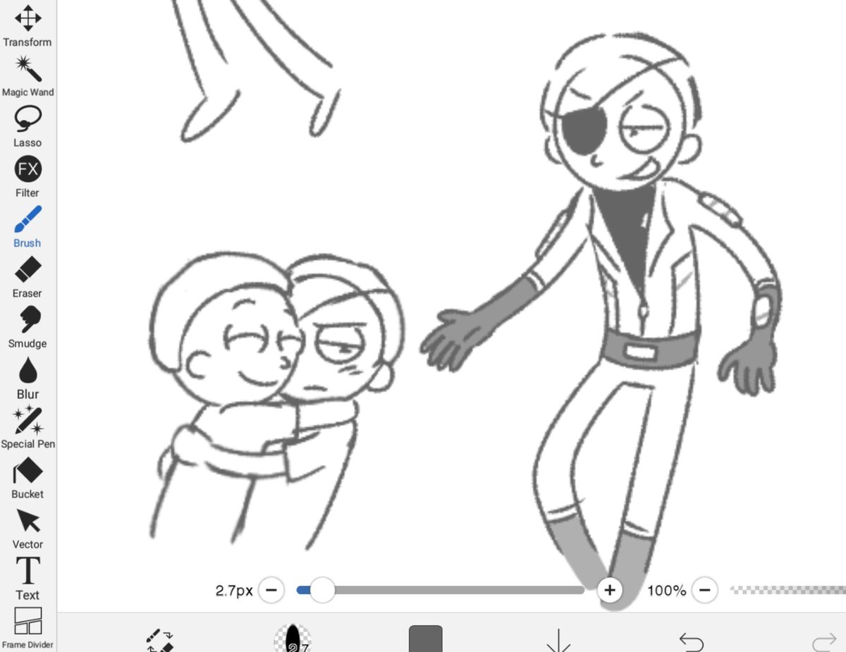 n0odley's tweet photo. I've been drawing #mortycest lately 😗 https://t.co/jeX80lAscI