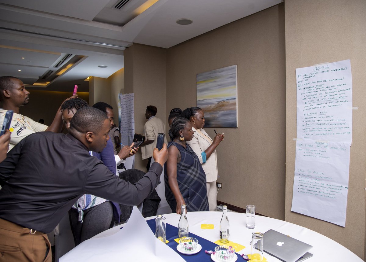 MbabaziFridah's tweet photo. I had the opportunity to join Baraza Media Lab, IMS and DDI in Kampala for a timely conversation with around a question that matters : Are climate stories being heard or misheard?

As a journalist, I shared why climate stories can sometimes be misheard, especially when they are presented in complex data and technical language. Journalists, organisations and communicators have a role in simplifying this information and making it understandable and relevant to communities.

It was a meaningful space to reflect on how we tell climate stories, whose voices are included, and how we can ensure communities are not only part of the conversation, but are truly heard. 

So, are climate stories being heard or misheard? Perhaps the answer depends on who is telling the story, how it is being told, and whose voice is missing.