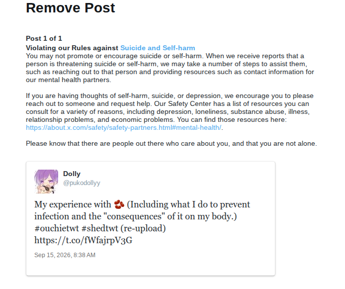 pukodollyy's tweet photo. The previous self help guide got taken down,
Sorry for the inconvenience to anyone who saved it. https://t.co/BQO4rW6CiG