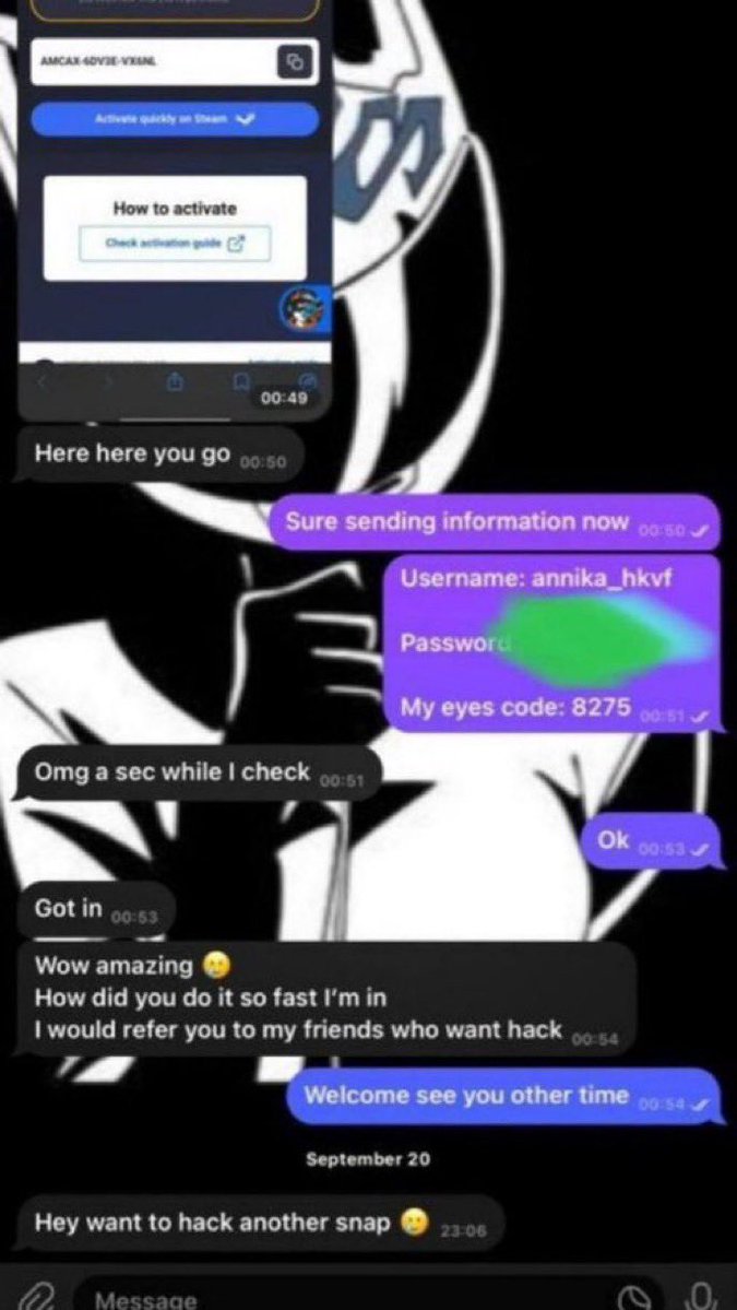 pauly842011's tweet photo. Snapchat hacking fast hack on telegram channel ~{~
I hack all social media recovery and access to iCloud, let's spy her now ans check what she got on her eyesonly (~)

#snaphack #smno #ometv #Brosis 
#buyingcontent #nsfwtwtً 🦦🦦🦦][{}][}{][%%][ https://t.co/OMflxmbN9W