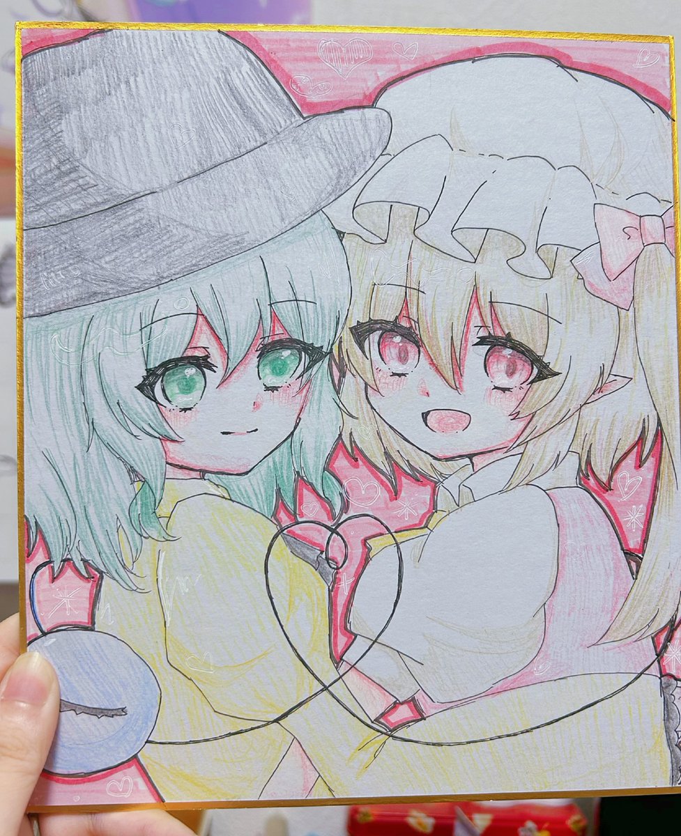 Ayagane_yue's tweet photo. 秋例大祭の新作色紙③

こいフラちゃん描きました〜🫶 https://t.co/B84JHZQ9sk