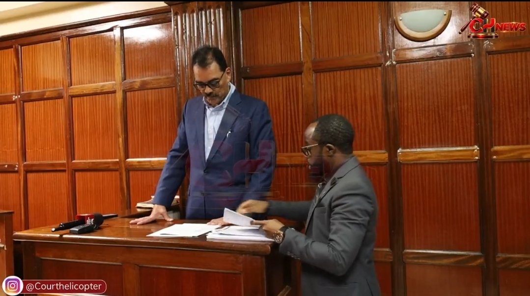BoardLotSultan's tweet photo. People are making jokes about this defence lawyer who cross examined Vimal Shah in the 102million fraud case. Is this Mwangi Njogu of RONN Law? https://t.co/f9tT8NvcwN