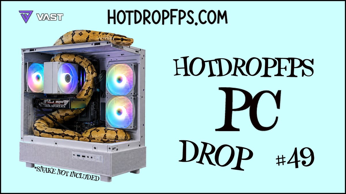 hotdropfps's tweet photo. Next PC Drop is ACTIVE!
The 49th gaming pc ready for someone in the community to win.
Enter at https://t.co/WnDPbrgqkO https://t.co/dqVIsGiUsy