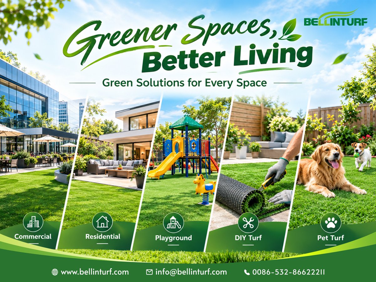 Bellinturfgrass's tweet photo. 🌿 Greener Spaces, Better Living
From commercial spaces to backyards, playgrounds, DIY projects and pet-friendly areas, wherever you want to create a greener space,Bellinturf has you covered.
📩 Message us to find the right turf!
#Bellinturf #ArtificialTurf #ArtificialGrass #fyp https://t.co/LfjvvuIOni