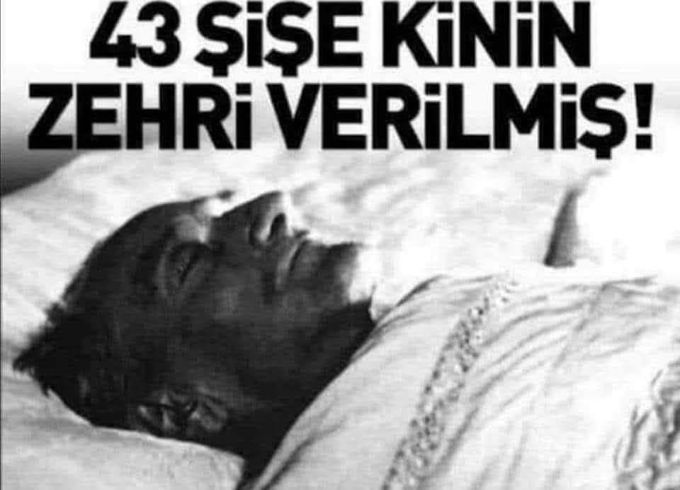 TOPRAK_2_'s tweet photo. SARI PAŞA'MA NASIL KIYDINIZ.!?
"CİVALI KİNİN VERİLEREK ZEHİRLENMİŞ"
"Tekrar paylaşıyorum."
Hain içerken olunca, işbirliği kaçınılmazdır.!!!
Boşuna demedi beni Türk doktorlarına emanet edin diye..
YAVAŞ YAVAŞ ZEHİRLENİRKEN, FARK EDENLER SUSTURULMUŞ, GERİ KALAN HEPSİ SEYRETMİŞ.
SADECE DIŞARDAKİ DÜŞMANLARI DEĞİL, İÇERDEKİ DÜŞMANLARIDA OLAYIN İÇİNDE YERLERİNİ ALMIŞLAR.
ATAMIN ŞEHADETİNDE PARMAĞI OLANLAR ATEŞİNİZ BOL OLSUN.
ŞEHİT ATAM RUHUN ŞAD MEKANIN CENNET OLSUN.
***
ATATÜRK ZEHİRLENDİ Mİ?
Atatürk düşmanları, Atatürk’ün ölümünü alkole bağlarlar, içki içtiği için siroz hastalığına tutulduğunu ve içkiden öldüğünü söylerler. Amaçları İslam dinine göre içilmemesi gereken alkollü içkiyi Atatürk’ün bağımlılık derecesinde içtiği dedikodusunu yayarak böylece Atatürk düşmanlığının temelini atmaktır.
Dinden geçinenler Atatürk düşmanlığı temelini atmak için O’nun ölümünü bu şekilde işlerlerken diğer yurttaşlar da bilgi eksikliğinden ve bu konunun yeterince işlenmemesinden dolayı, genelde bu şekilde; “Atatürk alkolden ölmüştür” şeklinde bilirler. Bu nedenle konunun ayrıntılı ele alınması ihtiyacı vardır.
Ölümünden bu yana geçen 86 yıldır sadece dost meclislerinde gündeme gelen ‘Atatürk ölmedi, zehirlendi’ iddialarına ilişkin tarihi belgeleri ele alırsak, 57 yaşında hayatını kaybeden Atatürk’ün doğal yollardan ölmediği, zamanın kudretli yöneticileri ve doktorları tarafından ‘zehirlendiğine’ ilişkin iddialar zaman zaman dillendirilse de bu, sınırlı bir tartışmanın ötesine geçmemiştir.
İlk belge; İçişleri Bakanı Şükrü Kaya’nın 30 Haziran 1938’de, yani Atatürk’ün ölümünden 4,5 ay önce İsmet İnönü’ye gönderdiği yazı.
“Çok kıymetli büyüğüm İsmet İnönü. Cumhurreisimizin hastalığı gün geçtikçe ilerlemekte, çevresinde size karşı bazı tedbirler aldığını duydukça çok üzülmekteyim. Tahsis ettiğimiz doktorun görevini layıkı ile yaptığı kanısındayım. Cumhurreisimiz, doktorlardan çok şikayet etmiş, ‘Beni Türk doktorlarına emanet edin’ demiştir. Yabancı doktorları uzaklaştırmak istemektedir. Her şey yolunda ve mecrasında seyir etmektedir. Sizleri Cumhurreisi olarak görmek arzusu hepimizde hasıl olmuştur. Hürmetle ellerinizden öperim efendim.
Dahiliye Vekili Şükrü Kaya.” (30 Haziran 1938).
İkinci belge ise, Atatürk’ün zehirlendiği tartışmalarının 20 yıl sonra devletin zirvesindeki bazı isimlerin başını ağrıtacak ve ölüm tehditlerine bile sebep olacak şekilde yeniden gündeme geldiğini gösteriyor. CHP Genel Sekreteri Kasım Gülek, 26 Şubat 1959 tarihindeki yazısında, daha sonra İçişleri Bakanlığı da yapacak olan Hıfzı Oğuz Bekata’yı nazik bir şekilde uyarıyor.
Hıfzı Oğuz Bekata, Kasım Gülek’in ‘nazikçe’ uyarılarına rağmen Atatürk’ün ölümünün arkasındaki sırrı araştırmaya devam etti.
Bekata’nın İçişleri Bakanı olduğu 1962 yılında, CHP Genel Sekreter Yardımcısı Doktor Lebit Yurdoğlu’ndan destek istediği, Yurdoğlu’nun elde ettiği bulguları bir mektupla ilettiği görülüyor. Doktor Yurdoğlu, Bekata’ya yazdığı yazıda Atatürk’ün kesinlikle öldürüldüğüne dikkat çekiyor. Yurdoğlu tespitlerini şu şekilde sıralıyor:
“Bu konuyu derinlemesine araştırdığımda sorunun sadece geç teşhis olmadığını, teşhisle uyumlu ilaçlar kullanılmadığını tespit ettim… Sıtma tedavisi için kullanılan Kinin ilacının 43 şişe kullanıldığını gördüm. Bu kadar Kinin kullanıldığında karaciğerinde onarılmaz yaralar açacağını her hekim bilir. Bunun sanki bilinçli kullanılmış olduğun izlenimi edindim…
Eppinger, Bergman, Dr. Fissinger, Dr. Neşet Irdelp’in hekimlik görevlerini bilinçli bir şeklide eksik yaptıkları kanısı bende hakim olmuştur.”
Atatürk’ün hayatı boyunca çekilen binlerce fotoğrafı olmasına rağmen neden alkolik denilen bir insanın masasında ve elinde içki şişesi ve bardağı yoktur? Hatta kız çocuğuyla birlikte çekilmiş ve elinde bir bardak malt içeceği olmasına rağmen “Atatürk kız çocuğuna bira içiriyor” diye iftiralar atılmıştır.
Atatürk, yanlış tedavi uygulandığı için ölmüştür. Atatürk sanıldığı gibi siroz hastası değildi. Atatürk’e sıtma tedavisi yapılmış, aşırı Kinin yüklenmiş ve karaciğeri bu yüzden iflas etmiş, siroza dönüşmüştü. Tedaviyi yapan doktor Mason locası üstadı doktor Mim Kemal’dir.
Büyük Millet Meclisi’nde Atatürk’ün ölüm raporu gündeme geldiğinde, 1935 yılında kapatılan ancak Meclis’ten tam olarak arındırılamayan Masonlar ortaya bir fikir atarlar:
“Efendim, gençlerimize terbiye olur, onun alkol ve sigaradan öldüğünü duyuralım…” denir ve kabul edilir, tarih kitaplarına da böyle girer…
Atatürk, vatanımızı 11 savaş yaparak, hepsinde de zafer ile ayrılarak düşmanı vatanımızdan kovmuştur. Bize Türkiye Cumhuriyeti’ni armağan etmiştir.
Ne mutlu Atatürk’ü gerçekten anlayan ve anlatanlara!
Aşırı dozda kinin verildiği gibi bu kininin civalı kinin olarak verildiği söylenir.
Kininle verilen civa zamana yayılarak kademeli olarak zehirlemiştir.
Bulgar Yahudisi 33numaralı mason Beneroysan 1948 de Yunan Laikifoni gazetesinde;
Bir masonun itirafları başlığı altında yayınlandı.
Yayınlanan itiraflarında Atatürk'ün mason localarını kapatmasından sonra;
Dünya masonları Moskova'da toplantı halindeyken haberi alıyorlar ve o toplantıda intikam yemini ediliyor.1935 ten itibaren,
Atatürk'e yakınlık kurarak ilk darbeyi sinir sistemine vurarak işe başlıyorlar.
1935 ten 1938 e kadar planlı olarak Atatürk'ün sağlığı üzerinde mason doktorlar vasıtasıyla hain planlarını uygulamaya koyduklarını itiraf ediyor.
Kısacası,
Gazi Mustafa Kemal Atatürk şehit edilmiştir.
Ruhu şad,mekanı cennet olsun Türk'ün son başbuğunun!
Emin Ateş sayfasından alıntıdır.
Mustafa Kemal Atatürk yeryüzüne gelmiş en büyük dehaydi . 🇹🇷🇹🇷🇹🇷Türklerin babası ve kurtaricisiydi . Türk milleti onun sayesinde bagimsizligina ve egemenliğine kavuşmuş tüm dünyaya varlığını bir kez daha ispat etmişti. Tabiki düsmani olacaktı ama bunun içeriden olması o düsmanin kahpeliğinin zehrini daha kolay akitmasini sağladı . Ne bu dünyada ne de varsa diğerinde gün yüzü görmesinler . Soylari tükensin ve yok olsunlar dilerim . Allahın belaları bitmediler ne ülkede ne de dışarıda pislikler...🇹🇷🇹🇷😨🙏🖤🖤
