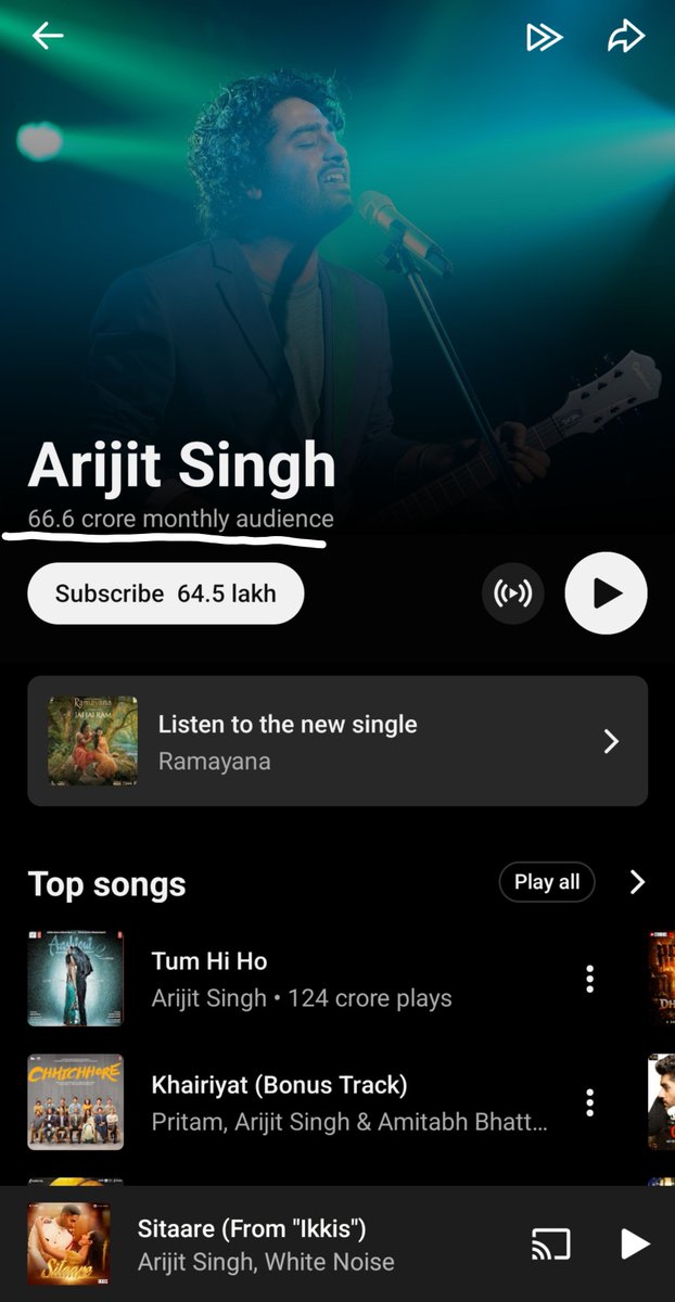 Tulip_got_james's tweet photo. He doesn't need Western validation when his target audience is literally a fifth of the human race..
And be grateful for your fav that Indians don't even take Spotify seriously... https://t.co/Z0rRFP73DU
