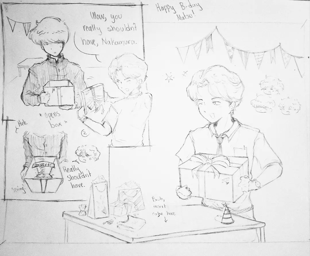 _naka00's tweet photo. HAPPY (LATE) BIRTHDAY MATSUMURA!!! #goforitnakamura #matsumura #nakahiro
Here's the fanart I promised 🥹🥳🎂 https://t.co/epJflflcKj