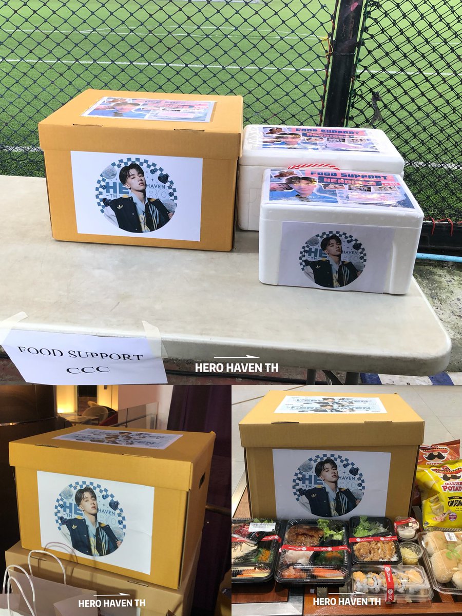 HEROHAVEN_TH's tweet photo. 🍱🍔🍟  #FoodSupportToHero 🍽️

ฟู้ดซัพพอร์ตให้กับ “ฮีโร่” ทั้งสองงานที่ผ่านมาค่ะ ~🩵💭

260906 CHANGEPION LEAGUE
260911 CLASS CRUSH CRISIS FINAL EP 

#heroaschawin https://t.co/nyyhMrVZcH
